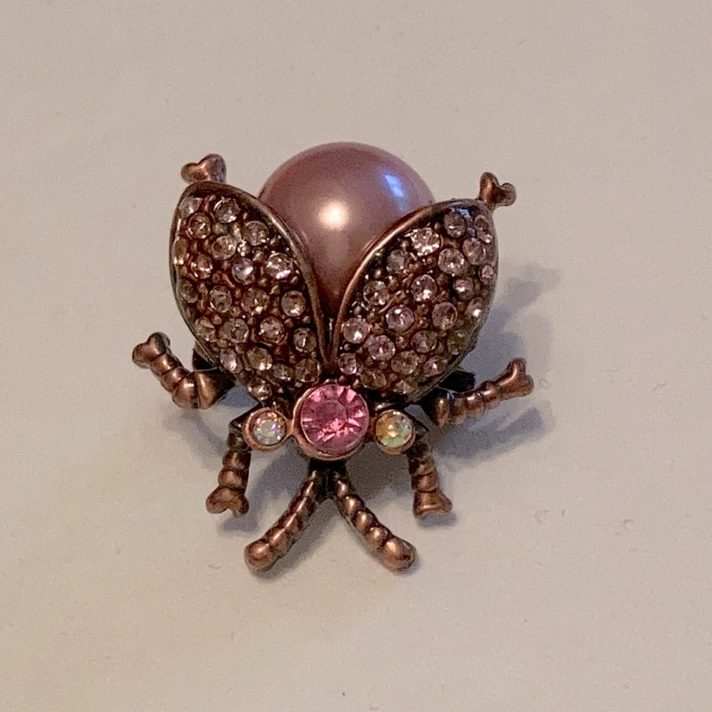 Vintage Pink Brooch